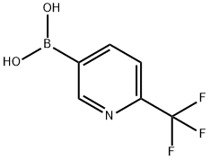 2-Trifluoromethyl-5-pyridineboric acid Structure