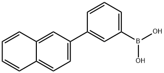 3-(naphthalene-2-yl)phenylboronic acid Structure