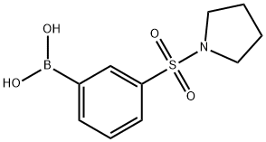 3-(PYRROLIDIN-1-YLSULFONYL)PHENYLBORONIC ACID Structure