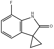 7'-fluoro-Spiro[cyclopropane-1,3'-[3H]indol]-2'(1'H)-one Structure
