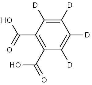 PHTHALIC ACID (RING-D4) Structure
