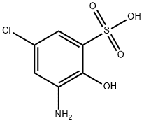 2-Amino-4-chlorophenol-6-sulfonic acid Structure