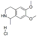 6,7-DIMETHOXY-1-METHYL-1,2,3,4-TETRAHYDROISOQUINOLINE HYDROCHLORIDE Structure