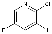 2-CHLORO-5-FLUORO-3-IODOPYRIDINE Structure