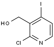 2-CHLORO-4-IODOPYRIDINE-3-METHANOL Structure