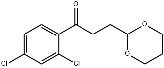 2',4'-DICHLORO-3-(1,3-DIOXAN-2-YL)-PROPIOPHENONE Structure