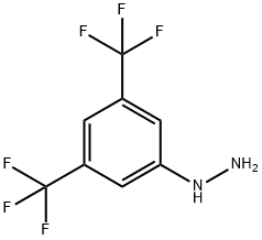 3,5-BIS(TRIFLUOROMETHYL)PHENYLHYDRAZINE Structure