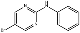 (5-BROMO-PYRIMIDIN-2-YL)-PHENYL-AMINE Structure