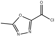 5-Methyl-1,3,4-oxadiazole-2-carbonyl chloride Structure