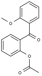 2-ACETOXY-2'-METHOXYBENZOPHENONE Structure
