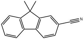 9,9-DiMethyl-9H-fluorene-2-carbonitrile Structure