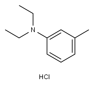 N,N-DIETHYL-M-TOLUIDINE HYDROCHLORIDE Structure