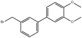 3'-Bromomethyl-3,4-dimethoxybiphenyl Structure