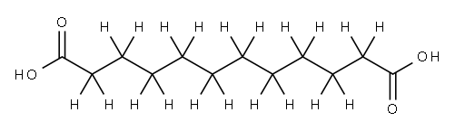 1,12-DODECANEDIOIC-D20 ACID Structure