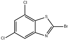 2-BROMO-5,7-DICHLOROBENZOTHIAZOLE Structure