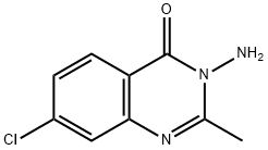 3-AMINO-7-CHLORO-2-METHYLQUINAZOLIN-4(3H)-ONE Structure