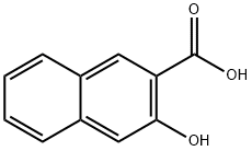3-Hydroxy-2-naphthoic acid Structure