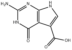 1H-Pyrrolo[2,3-d]pyrimidine-5-carboxylicacid,2-amino-4,7-dihydro-4-oxo- Structure