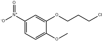 2-(3-CHLOROPROPOXY)-1-METHOXY-4-NITROBENZENE Structure