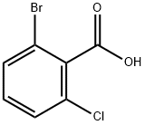 2-Bromo-6-chlorobenzoic acid Structure
