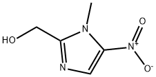 1-Methyl-5-nitro-1H-imidazole-2-methanol Structure