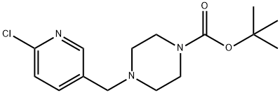 4-(6-Chloro-pyridin-3-ylMethyl)-piperazine-1-carboxylic acid tert-butyl ester, 98+% C15H22ClN3O2, MW: 311.81 Structure