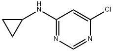 4-Chloro-6-(cyclopropylamino)pyrimidine Structure
