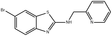 6-Bromo-N-(pyridin-2-ylmethyl)benzo[d]thiazol-2-amine Structure