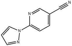6-(1H-PYRAZOL-1-YL)NICOTINONITRILE Structure