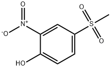 4-(methylsulphonyl)-2-nitrophenol Structure