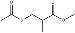 methyl 3-(acetylthio)-2-methyl-propanoate Structure
