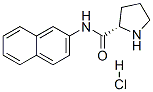 L-PROLINE BETA-NAPHTHYLAMIDE HYDROCHLORIDE Structure