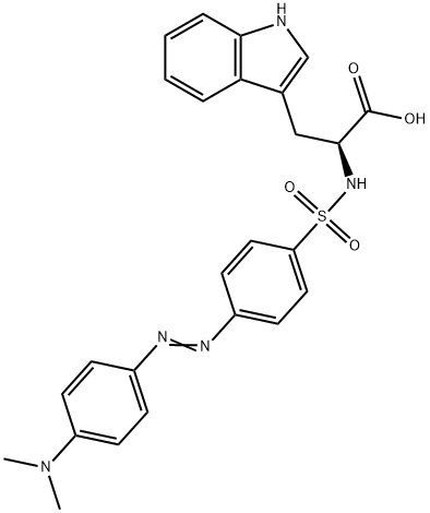 DABSYL-L-TRYPTOPHAN Structure