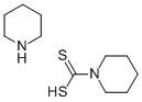 Piperidine pentamethylenedithiocarbamate Structure