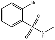 2-Bromo-N-methylbenzenesulphonamide Structure