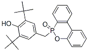 10-(3, 5-di-t-Butyl-4-hydroxybenzyl)-9, 10-dihydro-9-oxa-10-phosphaphenanthrene-10-oxide Structure