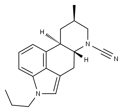 6-CYANO-1-PROPYL-6-NORFESTUCLAVINE Structure