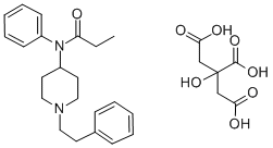 Fentanyl citrate Structure