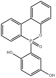 10-(2,5-Dihydroxyphenyl)-10H-9-oxa-10-phospha-phenantbrene-10-oxide Structure