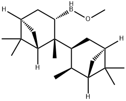 (-)-B-METHOXYDIISOPINOCAMPHEYLBORANE Structure