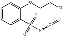 O-(B-ChloroEthoxy)BenzeneSulfonylIsocyanate Structure