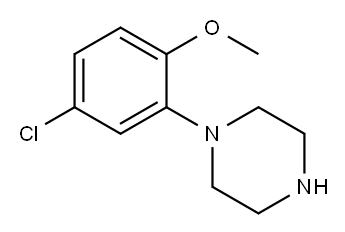 1-(5-CHLORO-2-METHOXYPHENYL)PIPERAZINE HYDROCHLORIDE Structure