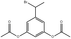 1-(3,5-Diacetoxyphenyl)-1-bromoethane Structure
