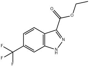 ethyl 6-(trifluoromethyl)-1H-indazole-3-carboxylate Structure