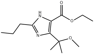 4-(1-Methoxy-1-methylethyl)-2-propyl-1H-Imidazole-5-carboxylic acid ethyl ester Structure