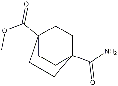 methyl 4-carbamoylbicyclo[2.2.2]octane-1-carboxylate Structure