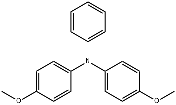 4-Methoxy-N-(4-methoxyphenyl)-N-phenylbenzenamine Structure