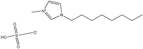 1-octyl-3-methylimidazolium hydrogen sulfate Structure