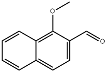 1-Methoxynaphthalene-2-carboxaldehyde Structure