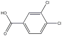 3,4-Dichlorobenzoic acid Structure